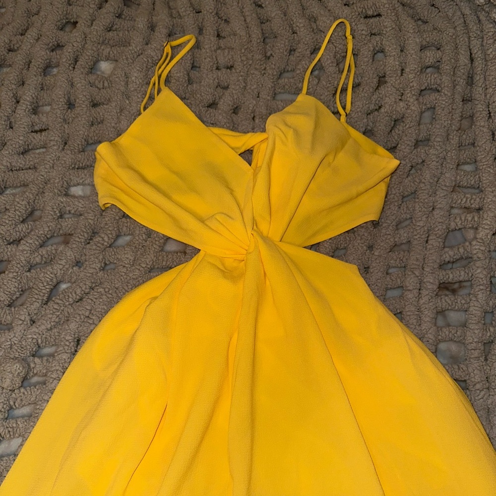 Vici Vibrant Yellow Sleeveless Dress Size S